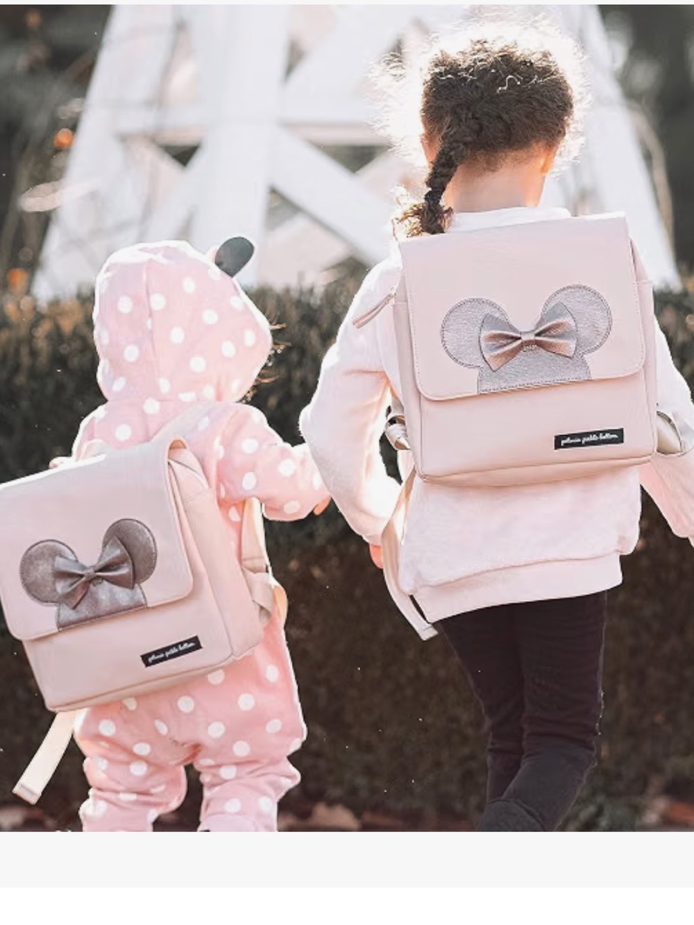 Petunia Pickle Bottom Minnie Me Boxy Backpack Minnie Factor NWT